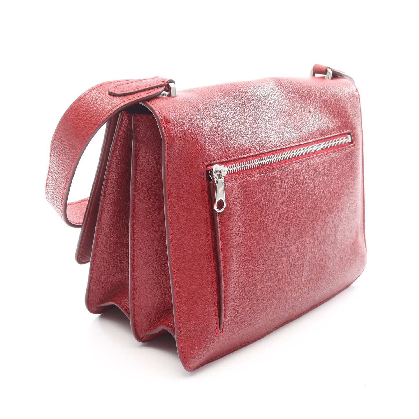 TBロゴ ショルダーバッグ レザー レッド バーバリー バッグ BURBERRY