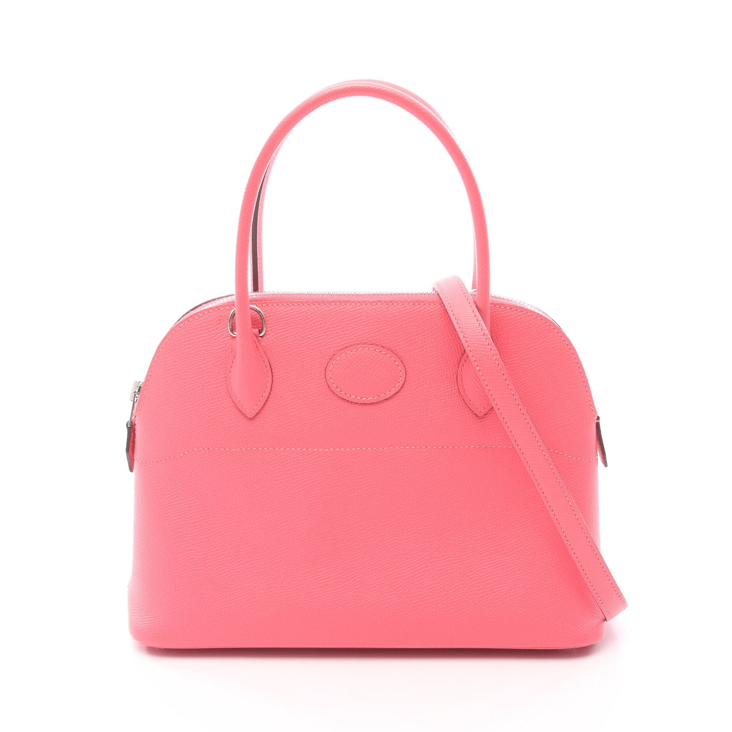 ボリード27 ローズアザレ ハンドバッグ ヴォーエプソン ピンク シルバー金具 2WAY Y刻印 エルメス バッグ HERMES