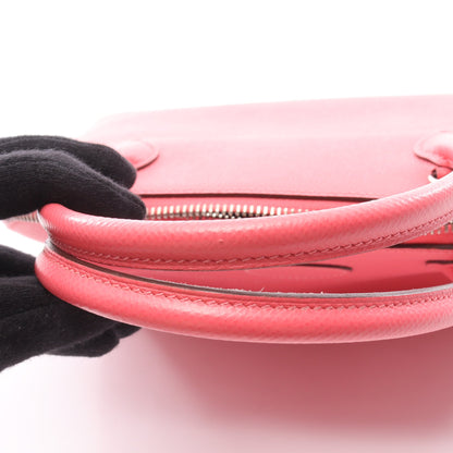 ボリード27 ローズアザレ ハンドバッグ ヴォーエプソン ピンク シルバー金具 2WAY Y刻印 エルメス バッグ HERMES