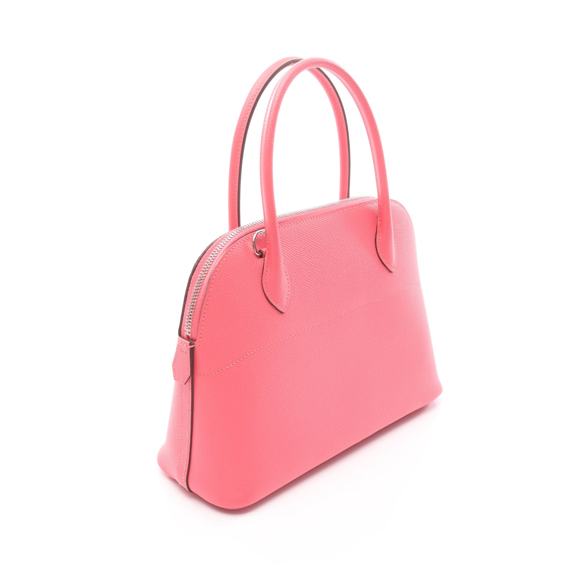 ボリード27 ローズアザレ ハンドバッグ ヴォーエプソン ピンク シルバー金具 2WAY Y刻印 エルメス バッグ HERMES