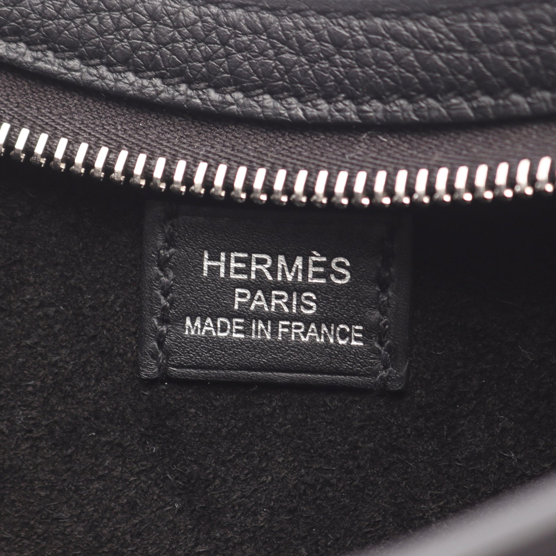 プティ アルソン ショルダーバッグ トゴ ヴォースイフト ブラック シルバー金具 W刻印 エルメス バッグ HERMES