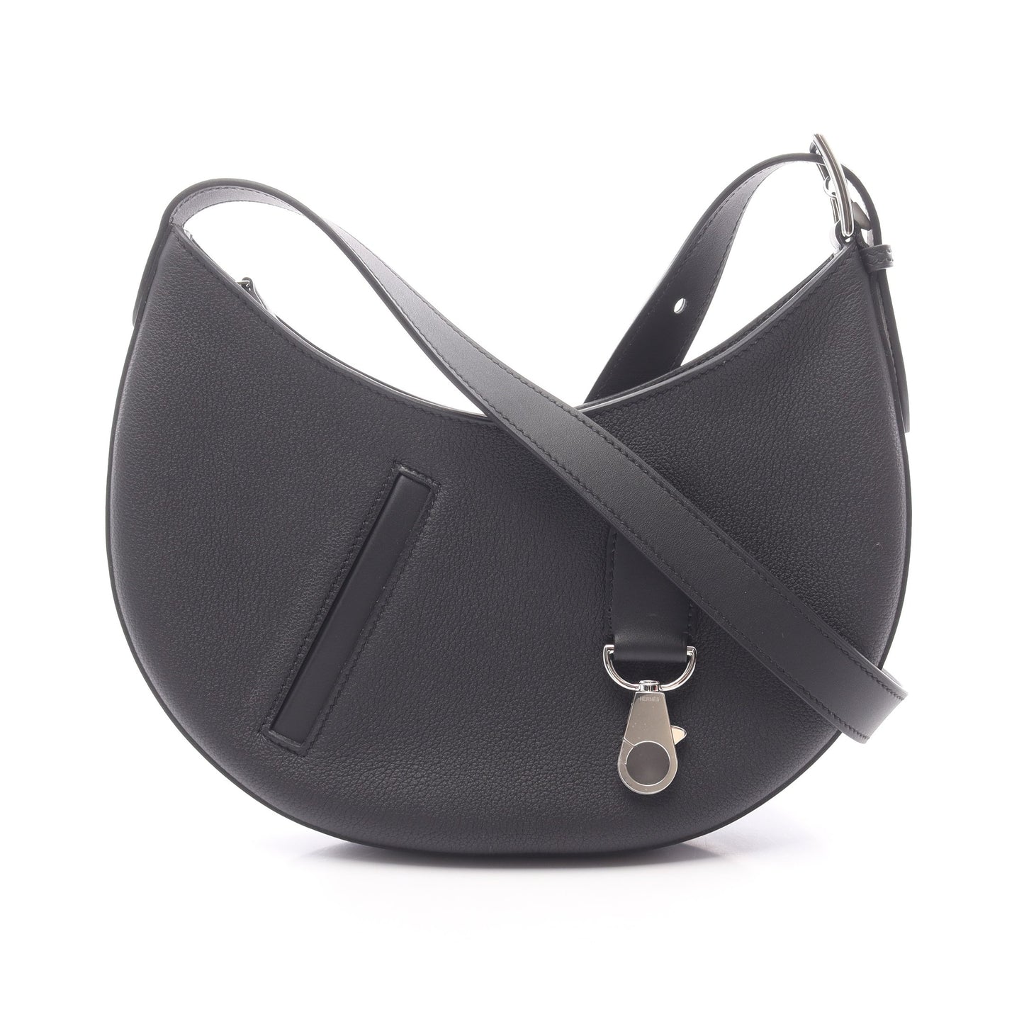 プティ アルソン ショルダーバッグ トゴ ヴォースイフト ブラック シルバー金具 W刻印 エルメス バッグ HERMES