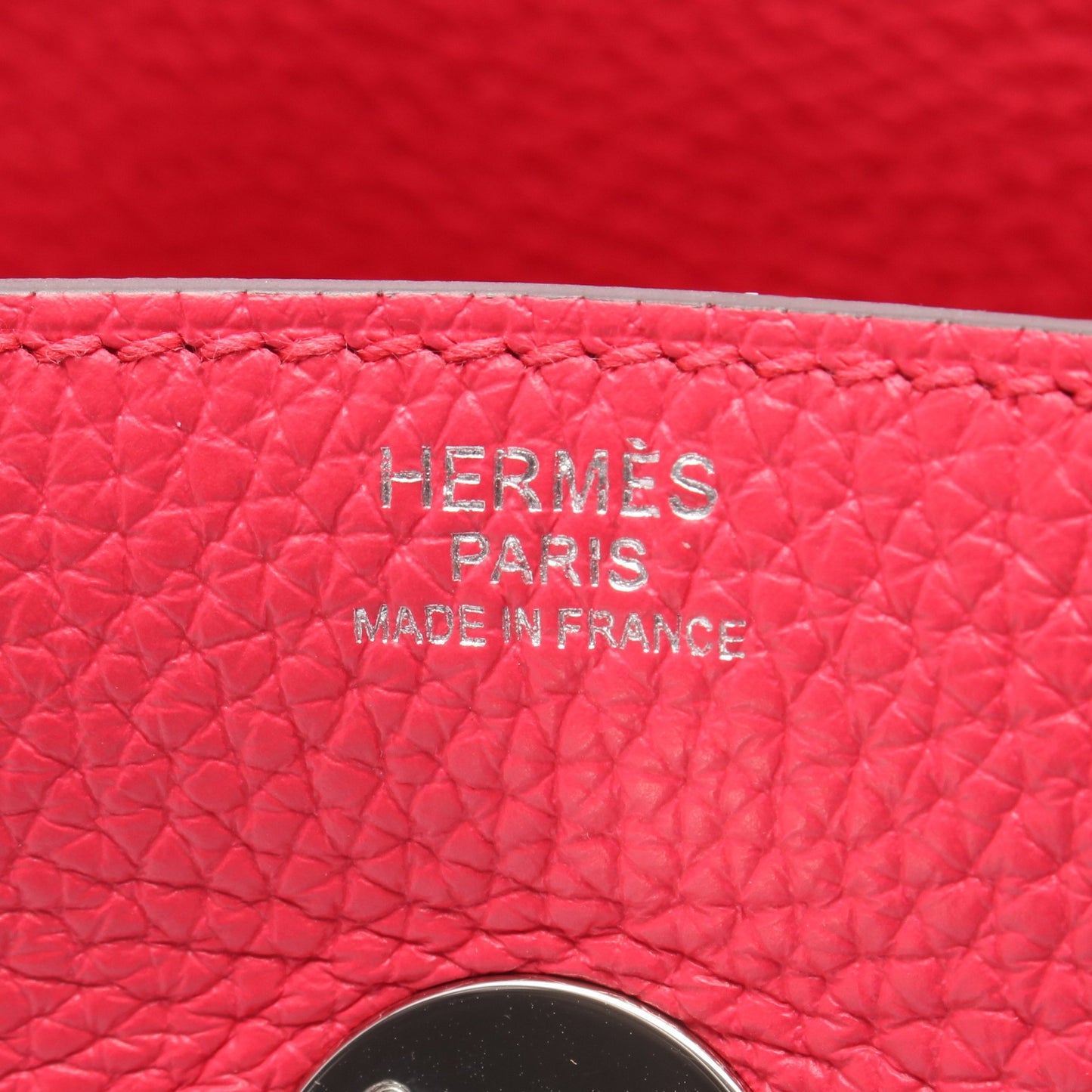 リンディ30 ローズエクストリーム ショルダーバッグ トリヨンクレマンス ピンク シルバー金具 D刻印 エルメス バッグ HERMES