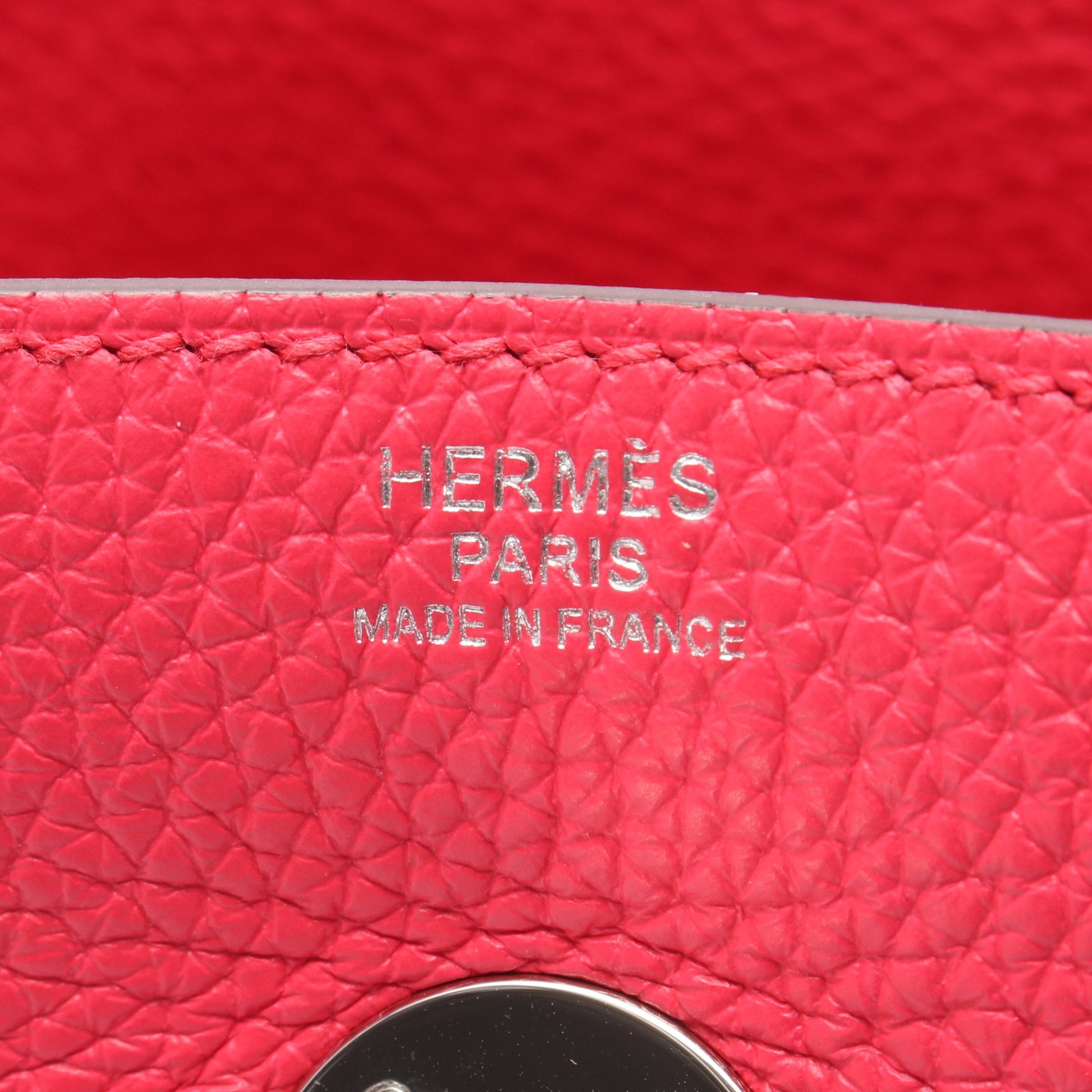 リンディ30 ローズエクストリーム ショルダーバッグ トリヨンクレマンス ピンク シルバー金具 D刻印 エルメス バッグ HERMES