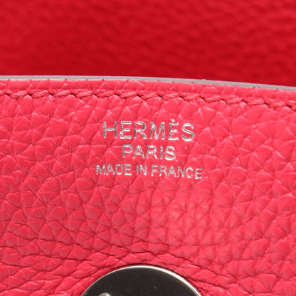 リンディ30 ローズエクストリーム ショルダーバッグ トリヨンクレマンス ピンク シルバー金具 D刻印 エルメス バッグ HERMES