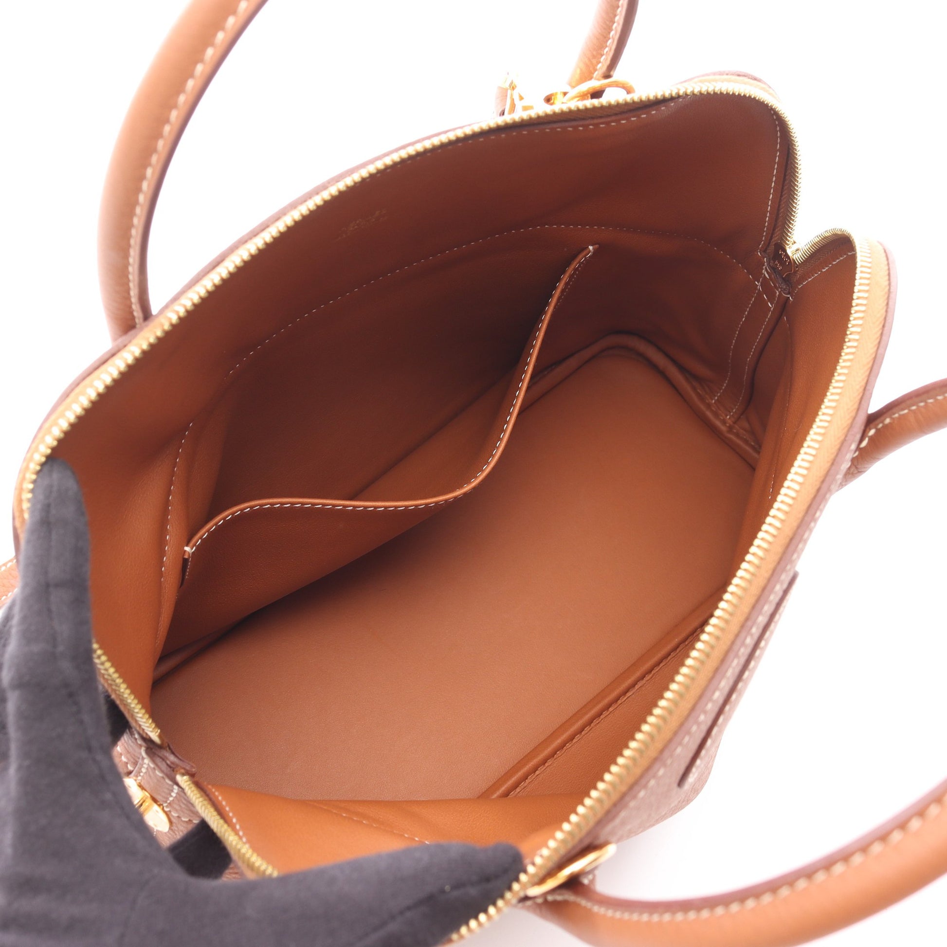 ボリード31 ゴールド ハンドバッグ トリヨンクレマンス ブラウン ゴールド金具 2WAY Y刻印 エルメス バッグ HERMES