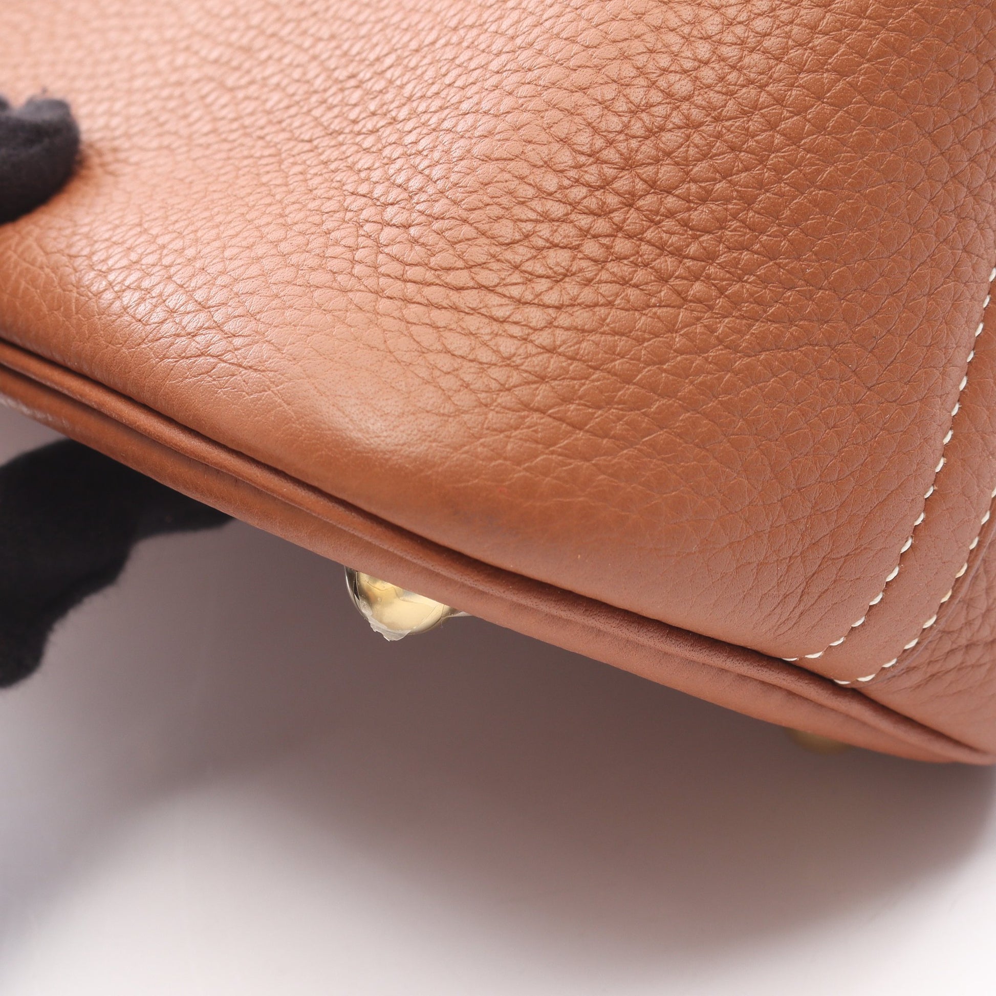 ボリード31 ゴールド ハンドバッグ トリヨンクレマンス ブラウン ゴールド金具 2WAY Y刻印 エルメス バッグ HERMES