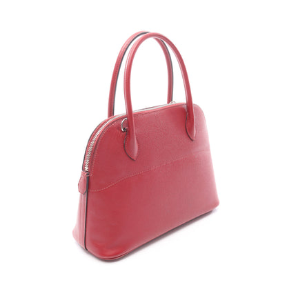 ボリード27 ルージュグレナ ハンドバッグ ヴォーエプソン レッド シルバー金具 2WAY A刻印 エルメス バッグ HERMES