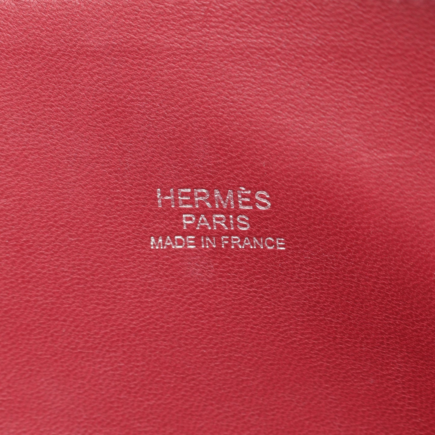 ボリード27 ルージュグレナ ハンドバッグ ヴォーエプソン レッド シルバー金具 2WAY A刻印 エルメス バッグ HERMES