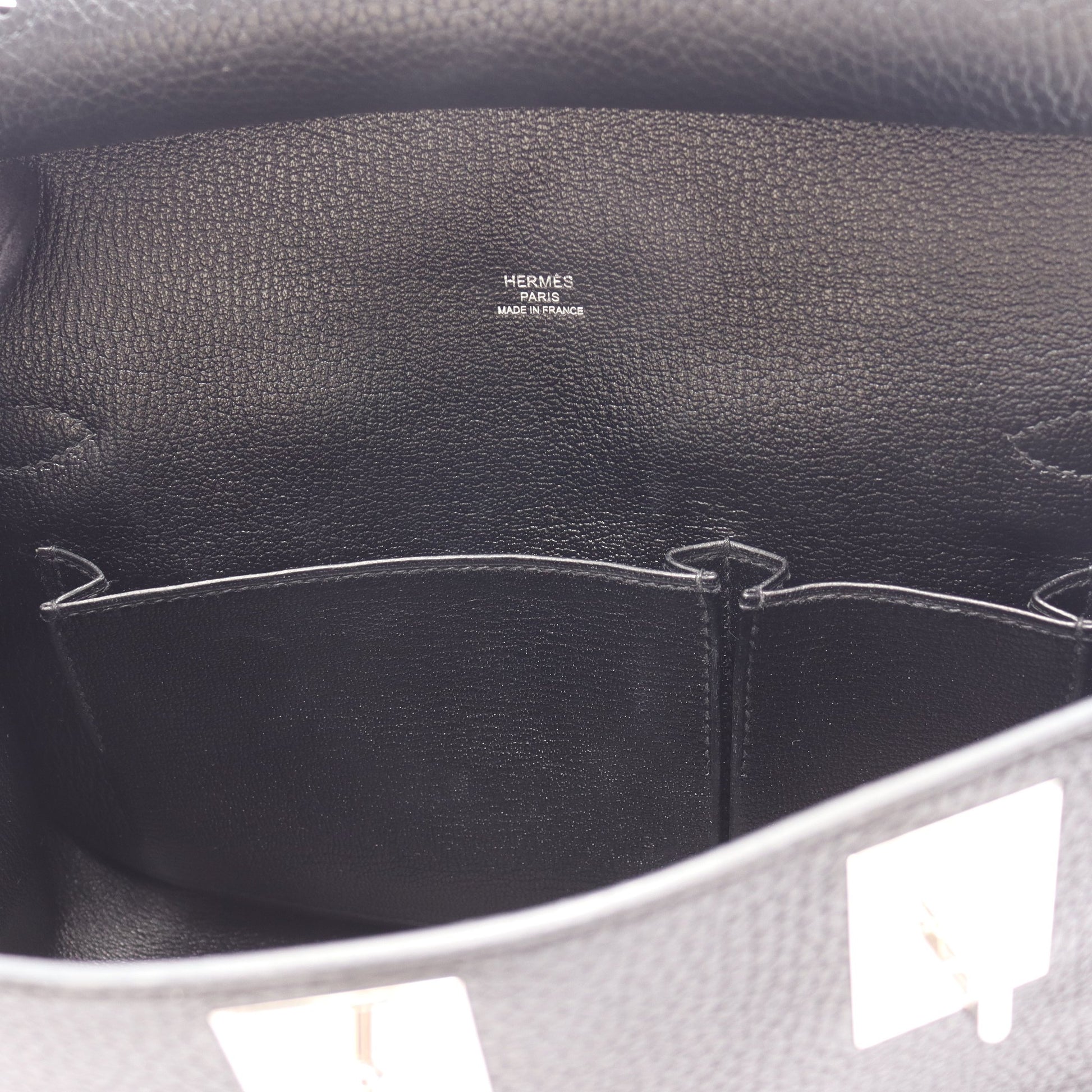 ジプシエール28 ショルダーバッグ トリヨンクレマンス ブラック シルバー金具 X刻印 エルメス バッグ HERMES