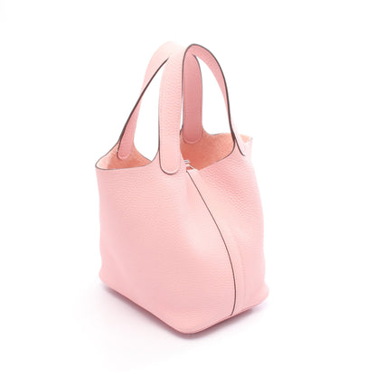 ピコタンロックPM ローズサクラ ハンドバッグ トリヨンクレマンス ライトピンク シルバー金具 B刻印 エルメス バッグ HERMES