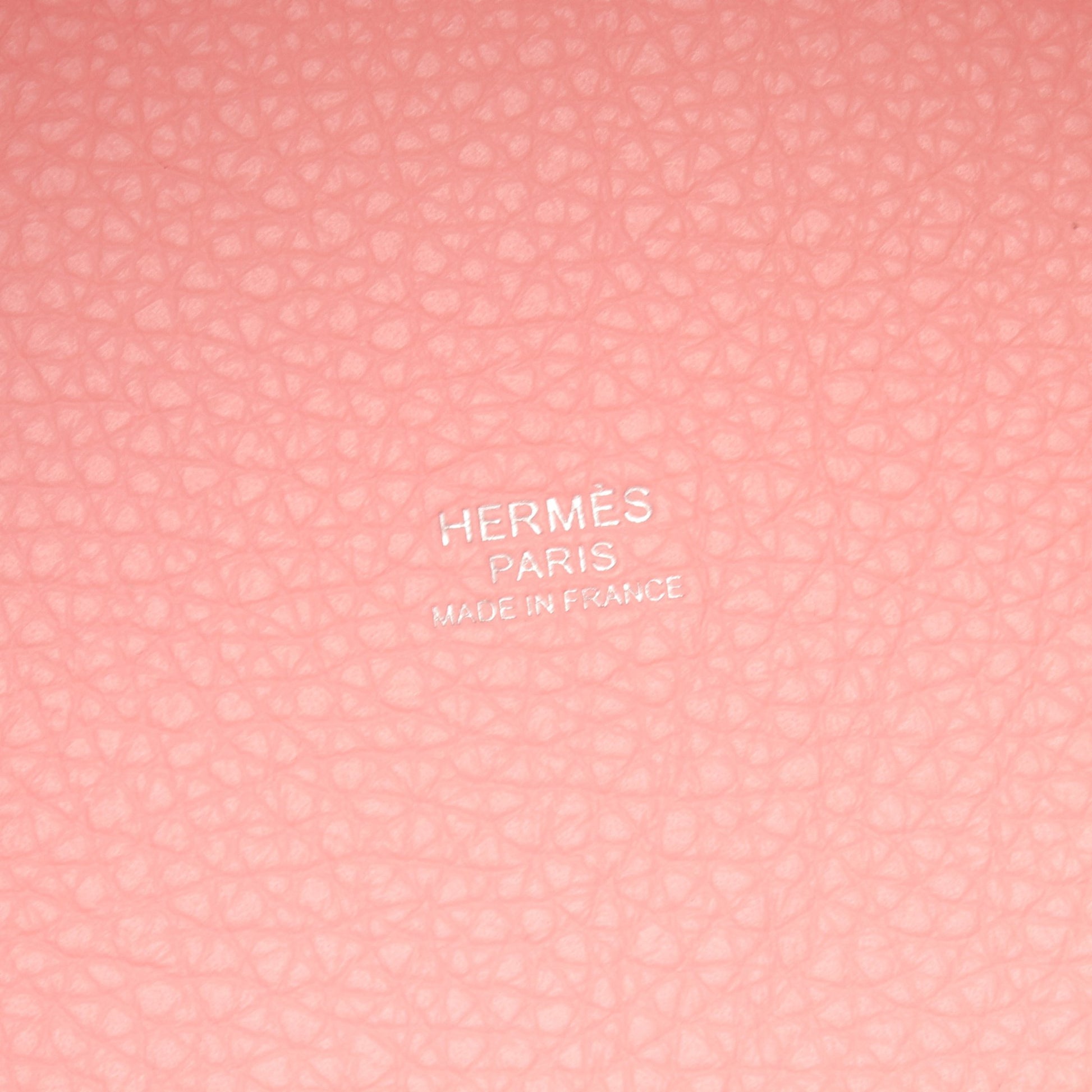 ピコタンロックPM ローズサクラ ハンドバッグ トリヨンクレマンス ライトピンク シルバー金具 B刻印 エルメス バッグ HERMES