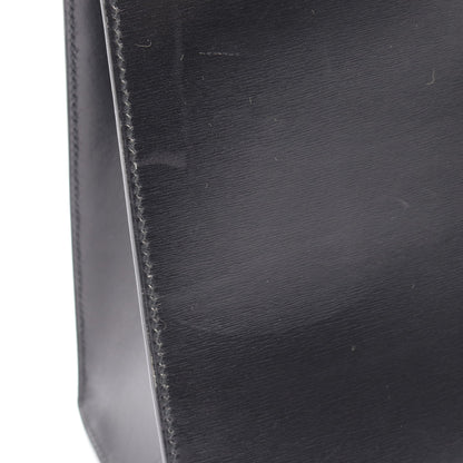 ケリー32 ハンドバッグ ボックスカーフ ブラック ゴールド金具 外縫い 2WAY ○V刻印 エルメス バッグ HERMES