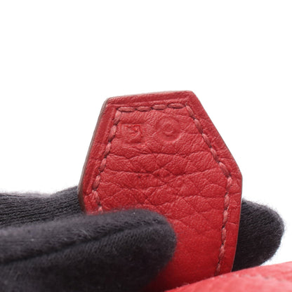 ボリード31 ルージュガランス ハンドバッグ トリヨンクレマンス レッド シルバー金具 2WAY □P刻印 エルメス バッグ HERMES