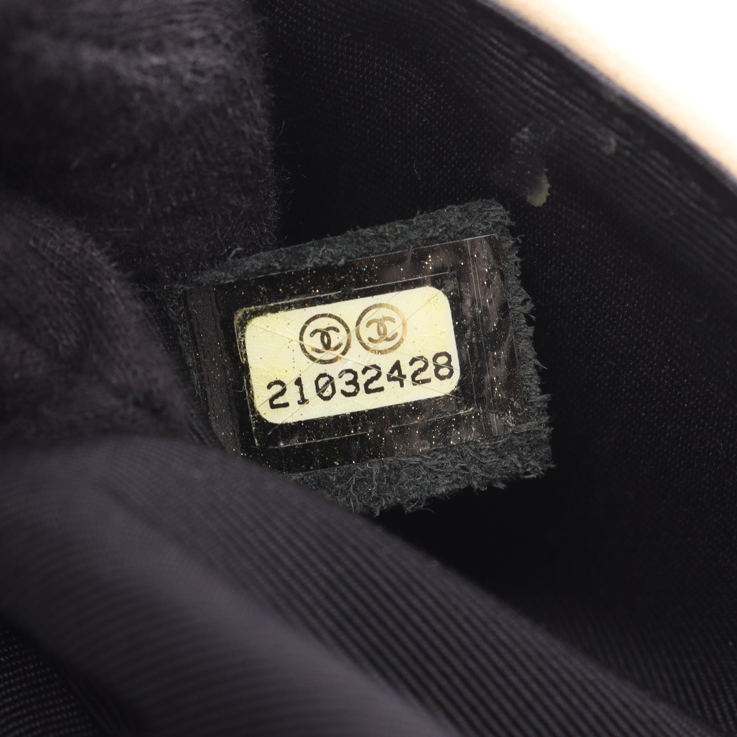 マトラッセ チェーンショルダーバッグ ラムスキン ブラック ベージュ ゴールド金具 シャネル バッグ CHANEL