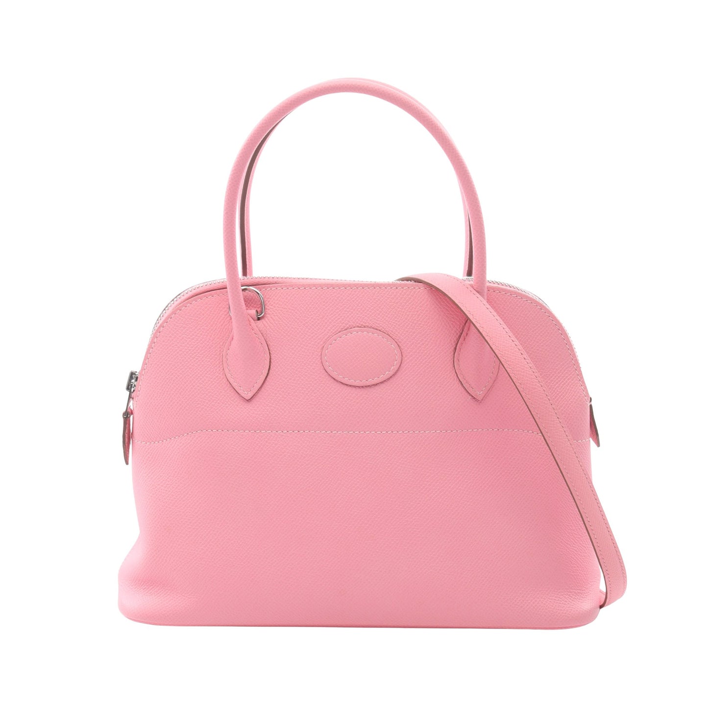 ボリード27 ローズコンフェッティ ハンドバッグ ヴォーエプソン ピンク シルバー金具 Y刻印 エルメス バッグ HERMES
