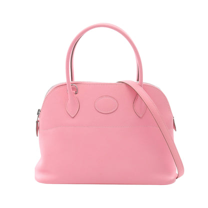 ボリード27 ローズコンフェッティ ハンドバッグ ヴォーエプソン ピンク シルバー金具 Y刻印 エルメス バッグ HERMES