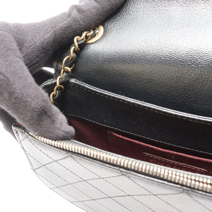 ココマーク ショルダーバッグ レザー ブラック ゴールド金具 シャネル バッグ CHANEL