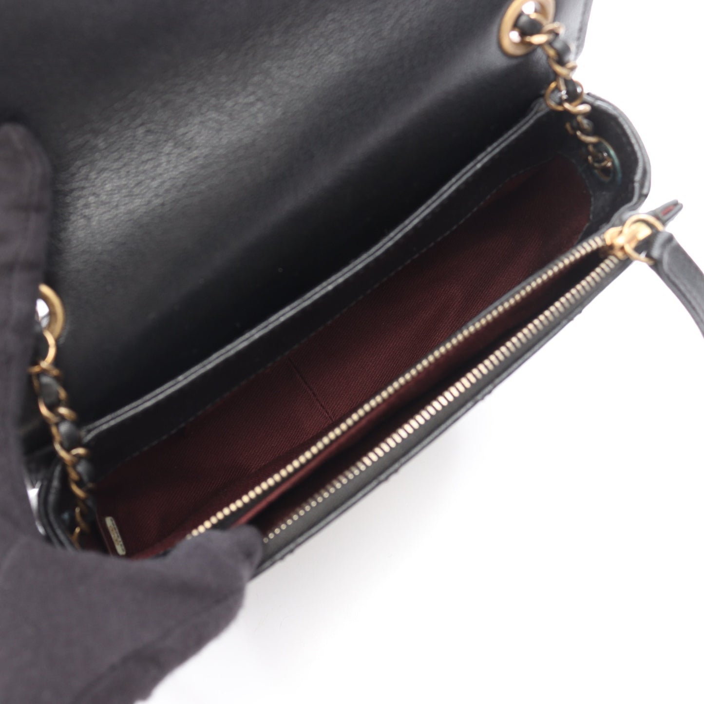 ココマーク ショルダーバッグ レザー ブラック ゴールド金具 シャネル バッグ CHANEL