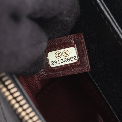 ココマーク ショルダーバッグ レザー ブラック ゴールド金具 シャネル バッグ CHANEL
