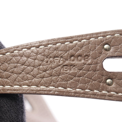 リンディ30 エトゥープ ショルダーバッグ トリヨンクレマンス グレーブラウン シルバー金具 X刻印 エルメス バッグ HERMES