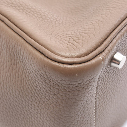 リンディ30 エトゥープ ショルダーバッグ トリヨンクレマンス グレーブラウン シルバー金具 X刻印 エルメス バッグ HERMES