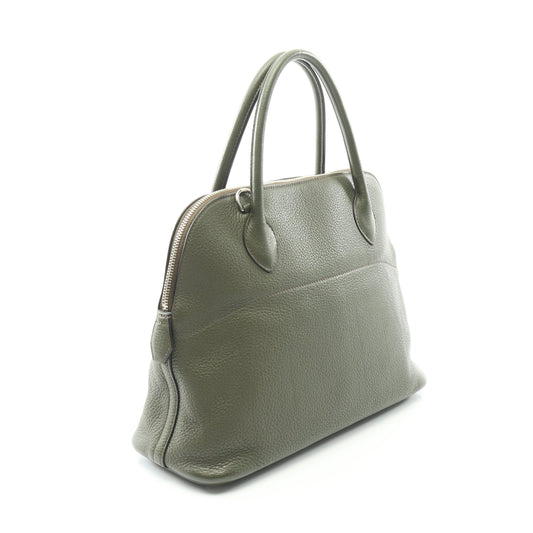 ボリード31 ヴェールオリーブ ハンドバッグ トリヨンクレマンス カーキグリーン シルバー金具 2WAY □L刻印 エルメス