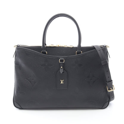 トリアノン MM モノグラムアンプラント ノワール ハンドバッグ トートバッグ レザー ブラック 2WAY ルイヴィトン バッグ LOUIS VUITTON
