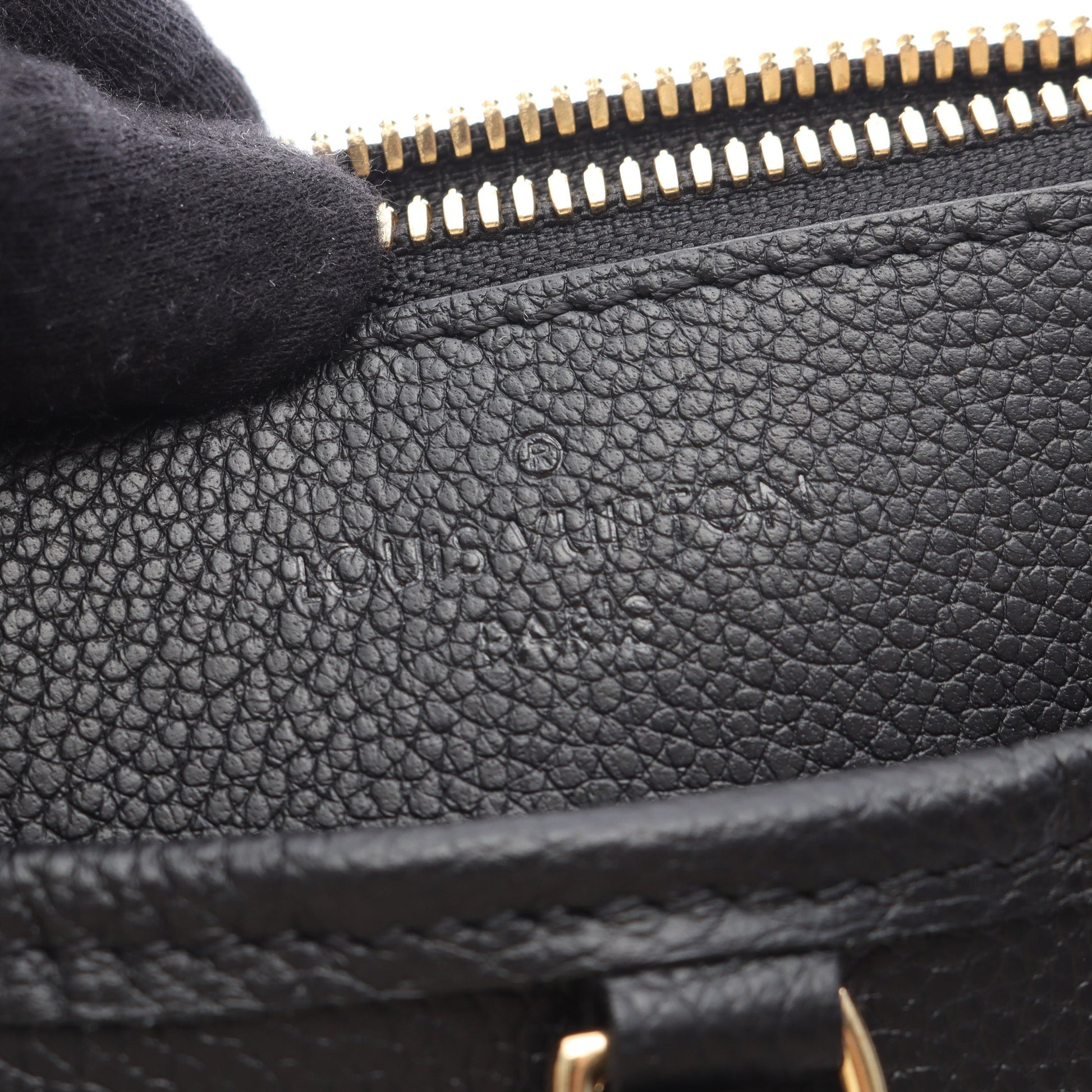 トリアノン MM モノグラムアンプラント ノワール ハンドバッグ トートバッグ レザー ブラック 2WAY ルイヴィトン バッグ LOUIS VUITTON