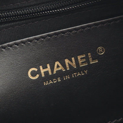 マトラッセ ホーボー ワンショルダーバッグ シャイニーラムスキン ブラック ゴールド金具 シャネル バッグ CHANEL