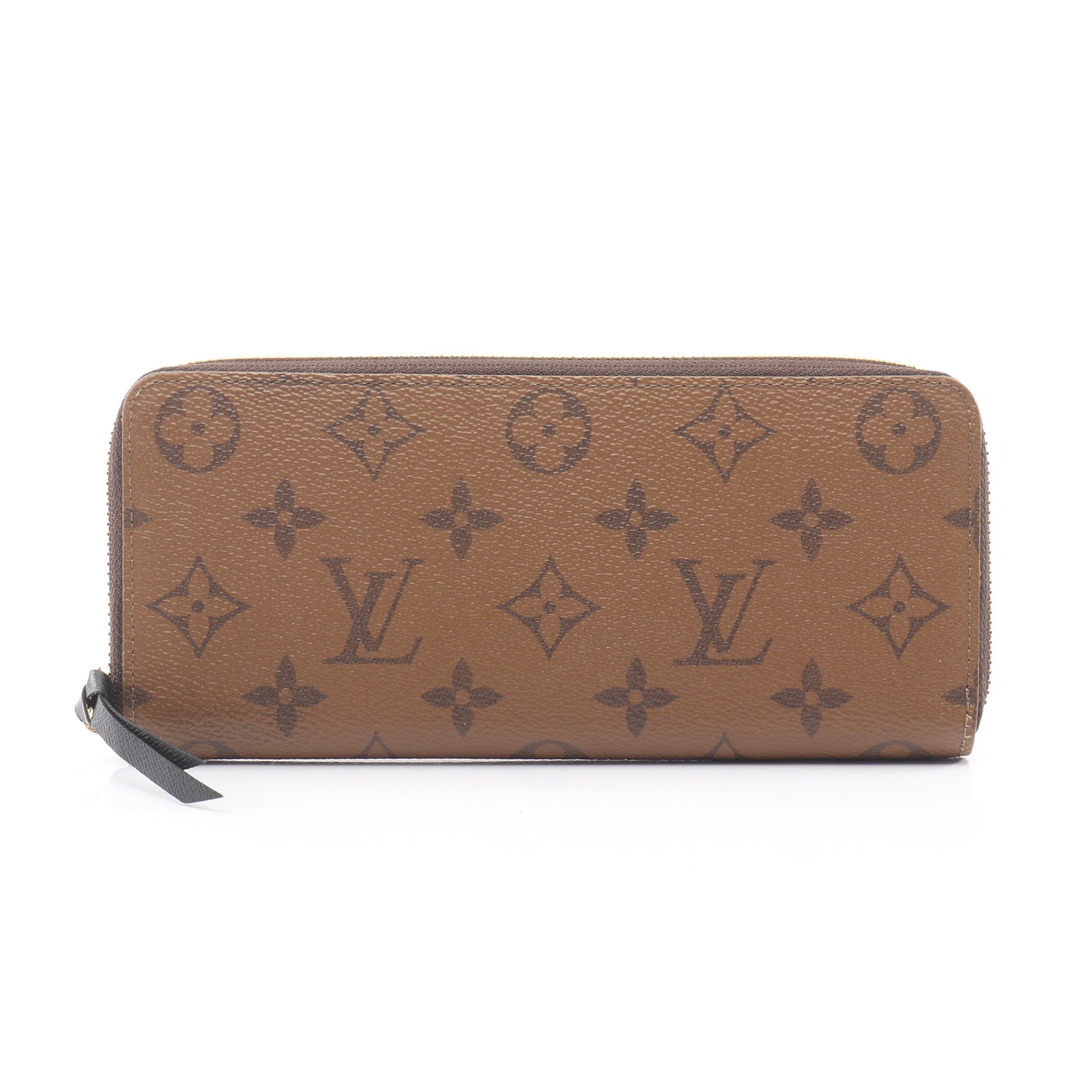 ポルトフォイユクレマンス モノグラムリバース ラウンドファスナー長