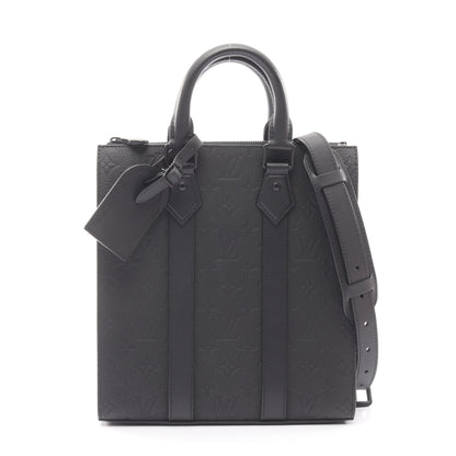 サックプラ クロス モノグラムトリヨン ハンドバッグ トートバッグ レザー ブラック 2WAY ルイヴィトン バッグ LOUIS VUITTON