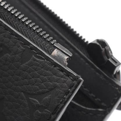 サックプラ クロス モノグラムトリヨン ハンドバッグ トートバッグ レザー ブラック 2WAY ルイヴィトン バッグ LOUIS VUITTON