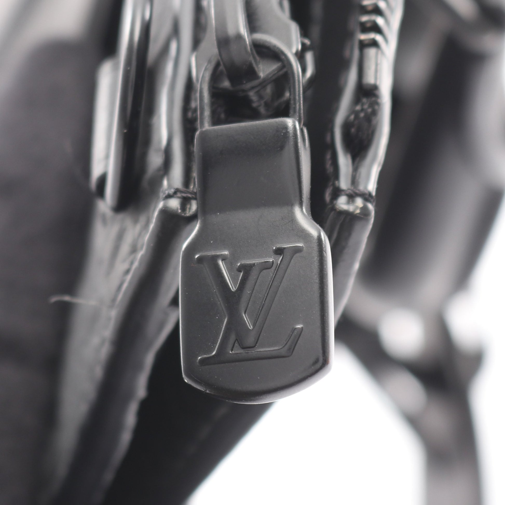 サックプラ クロス モノグラムトリヨン ハンドバッグ トートバッグ レザー ブラック 2WAY ルイヴィトン バッグ LOUIS VUITTON