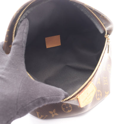 バムバッグ モノグラム ボディバッグ ウエストバッグ PVC レザー ブラウン ルイヴィトン バッグ LOUIS VUITTON