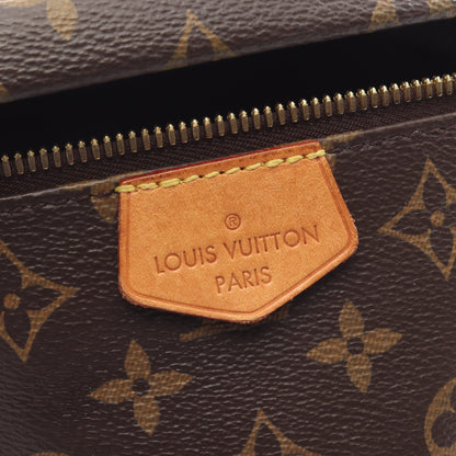 バムバッグ モノグラム ボディバッグ ウエストバッグ PVC レザー ブラウン ルイヴィトン バッグ LOUIS VUITTON