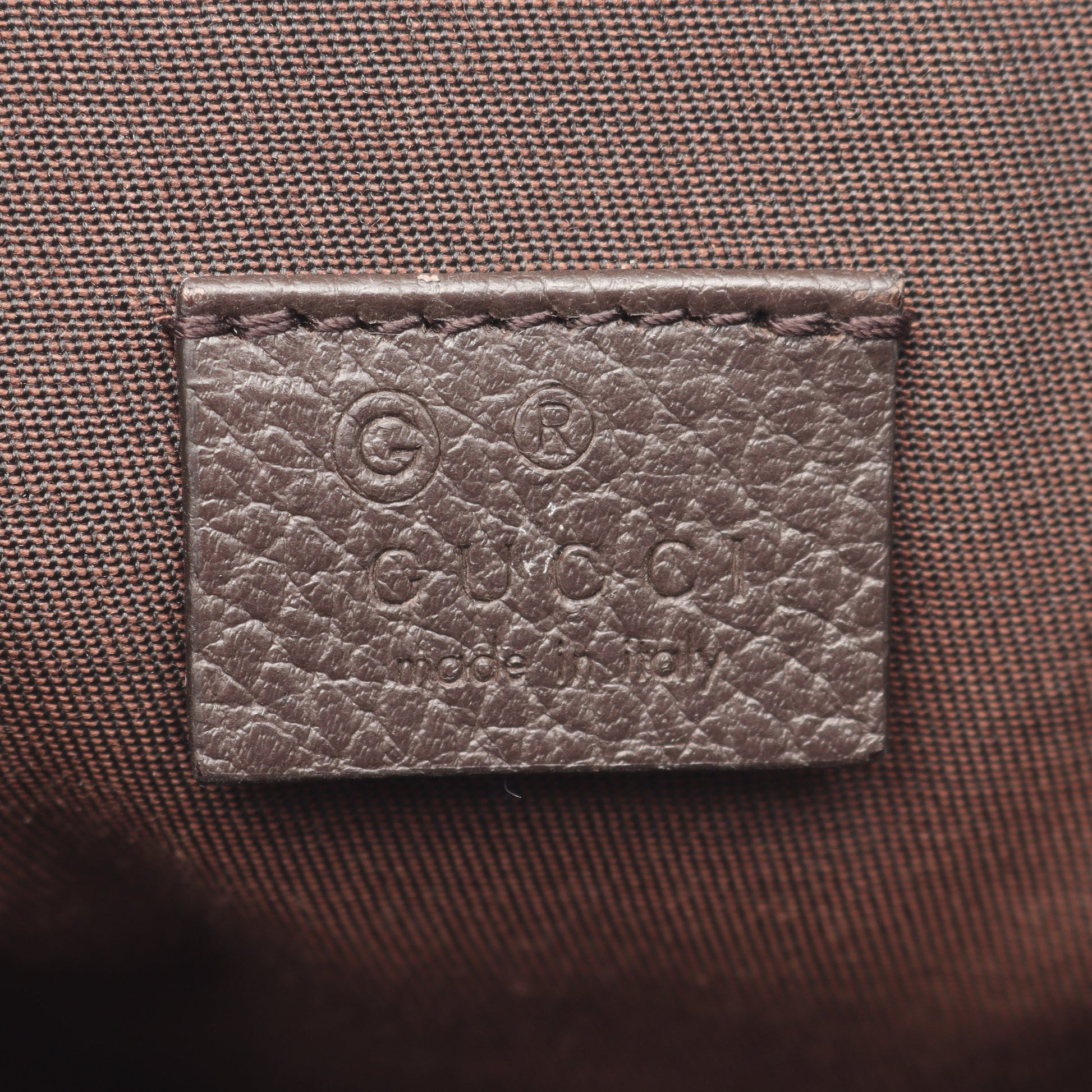 バックパック リュックサック キャンバス レザー ベージュ ダークブラウン グッチ バッグ GUCCI
