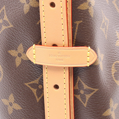 キャリーオール NM MM モノグラム ショルダーバッグ PVC レザー ブラウン ルイヴィトン バッグ LOUIS VUITTON