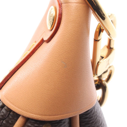 ループ モノグラム チェーンショルダーバッグ PVC レザー ブラウン ルイヴィトン バッグ LOUIS VUITTON