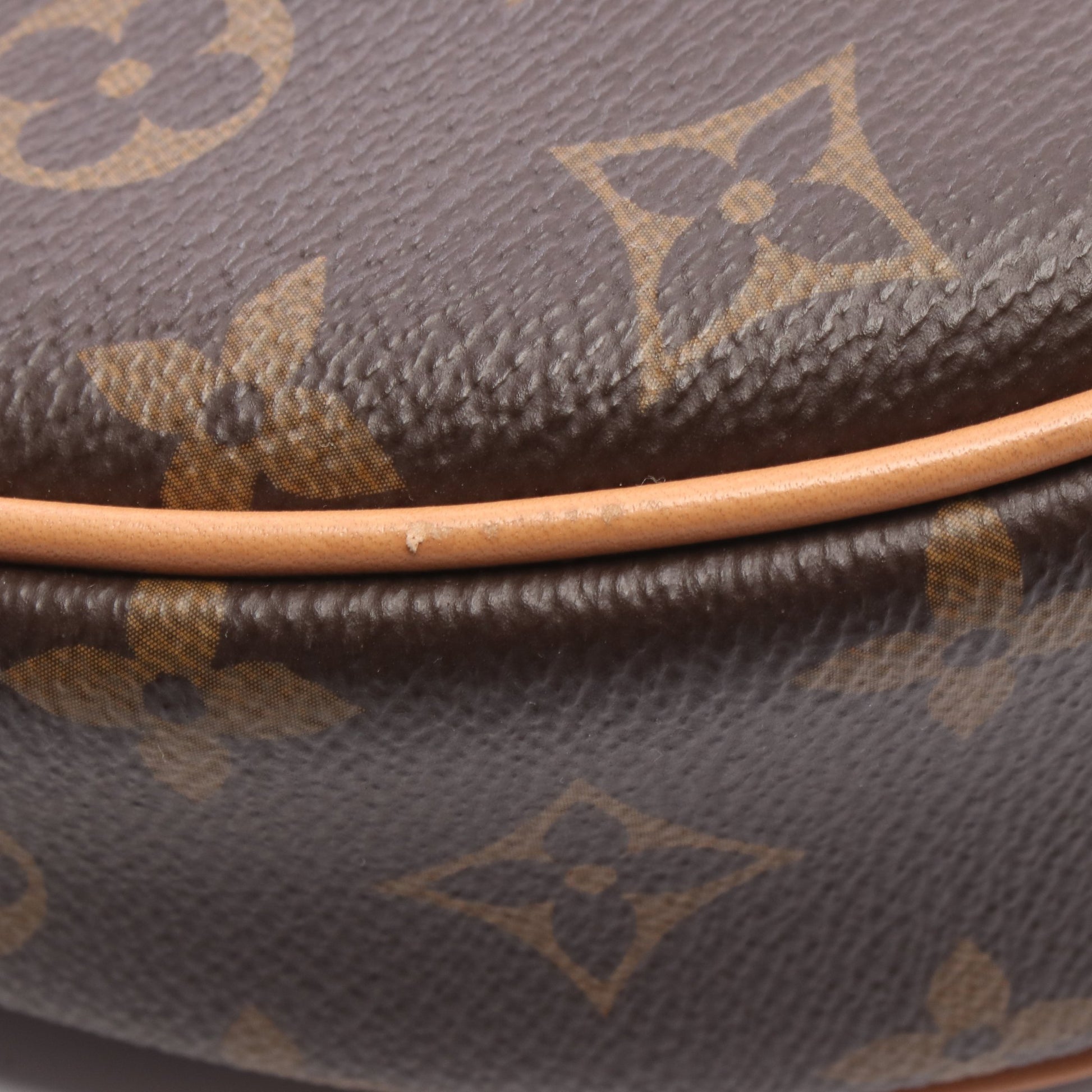 ループ モノグラム チェーンショルダーバッグ PVC レザー ブラウン ルイヴィトン バッグ LOUIS VUITTON