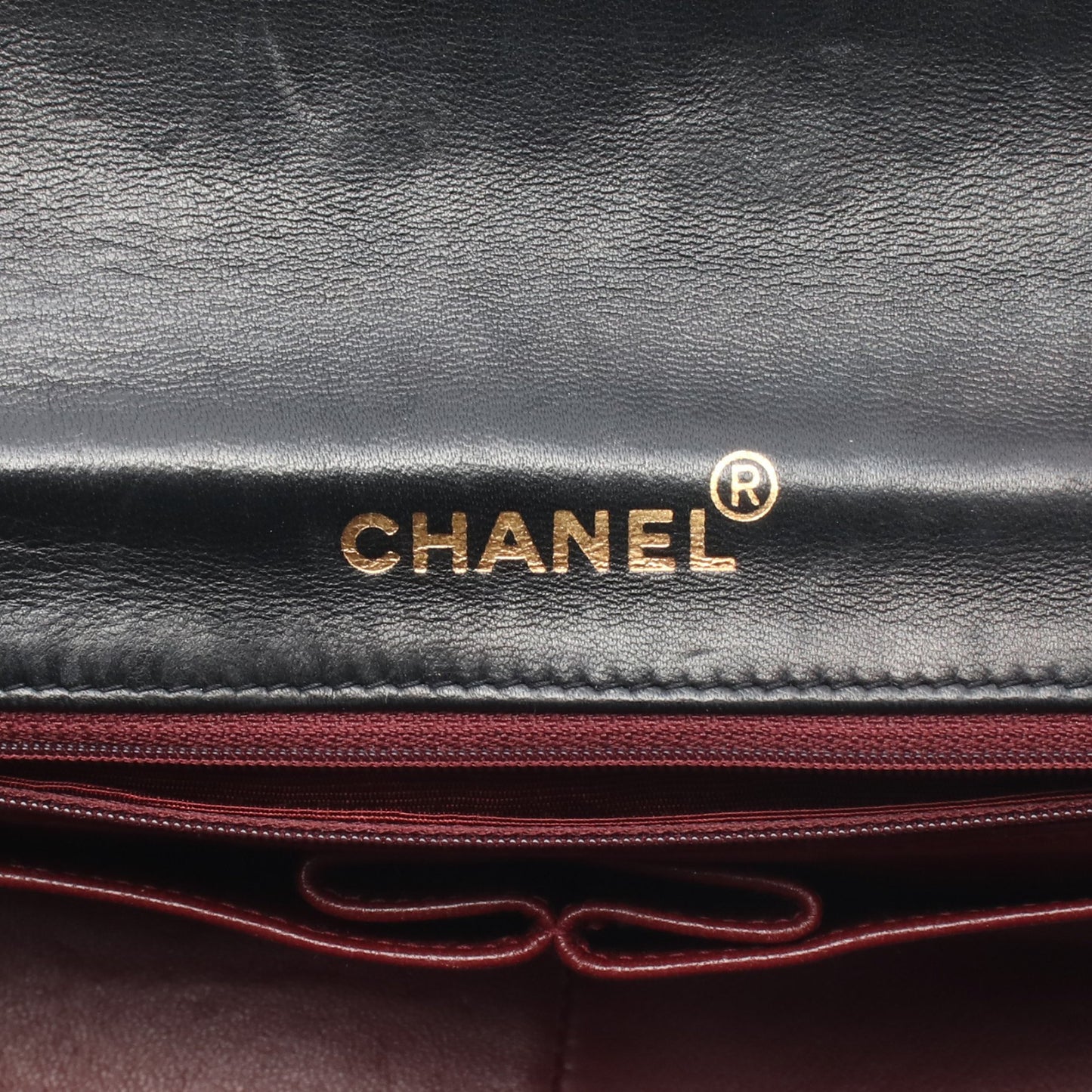 フルフラップ マトラッセ チェーンショルダーバッグ ラムスキン ブラック ゴールド金具 シャネル バッグ CHANEL