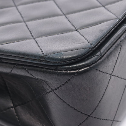 フルフラップ マトラッセ チェーンショルダーバッグ ラムスキン ブラック ゴールド金具 シャネル バッグ CHANEL