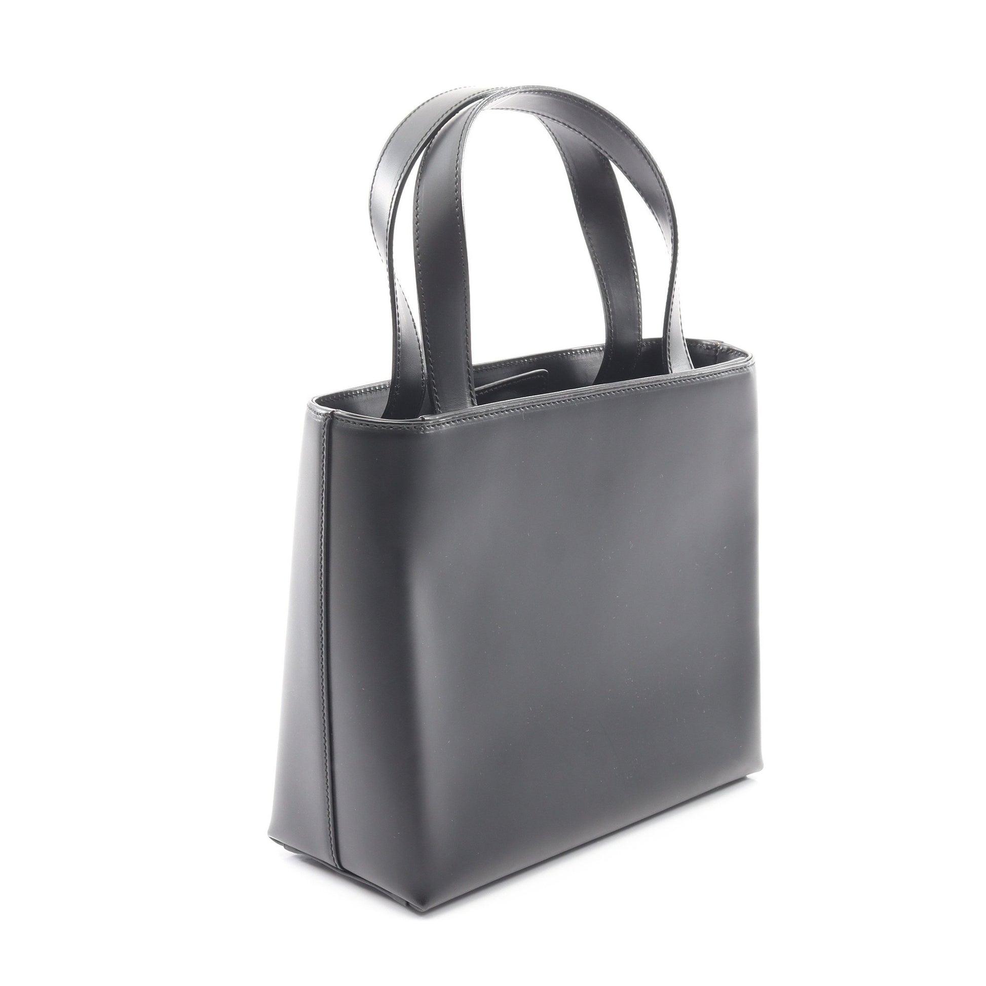ガンチーニ ハンドバッグ レザー ブラック 2WAY サルヴァトーレフェラガモ バッグ Salvatore Ferragamo