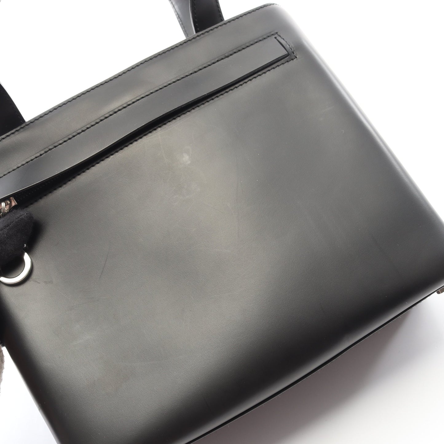 ガンチーニ ハンドバッグ レザー ブラック 2WAY サルヴァトーレフェラガモ バッグ Salvatore Ferragamo