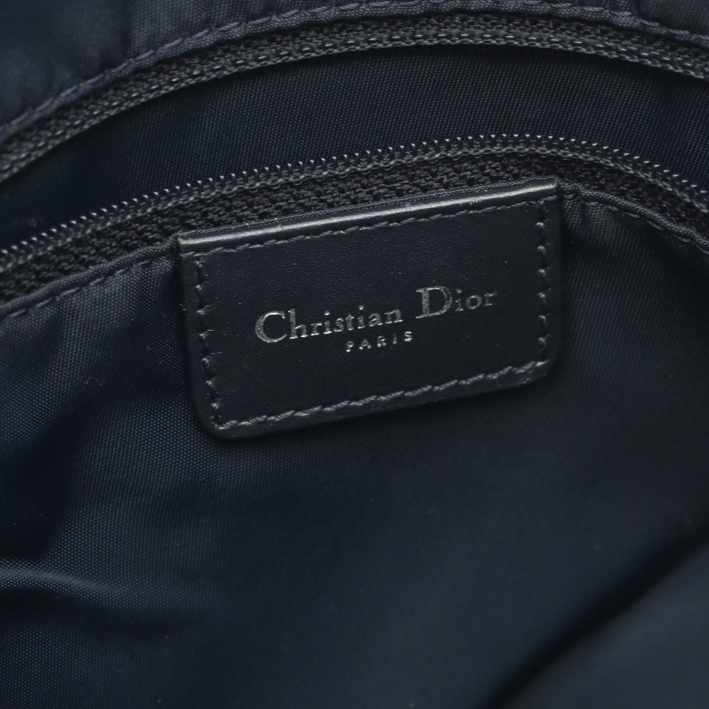 トロッター ショルダーバッグ キャンバス ネイビー ブラック クリスチャンディオール バッグ Christian Dior