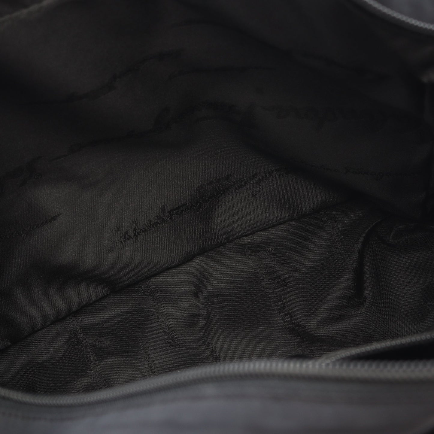 ハンドバッグ ナイロンキャンバス ブラック 2WAY サルヴァトーレフェラガモ バッグ Salvatore Ferragamo