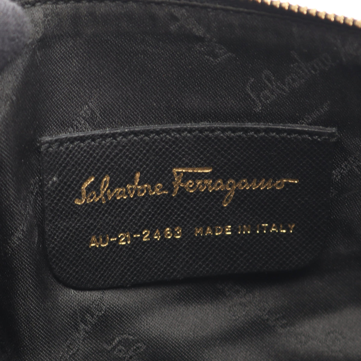 ガンチーニ ワンショルダーバッグ レザー ブラック サルヴァトーレフェラガモ バッグ Salvatore Ferragamo