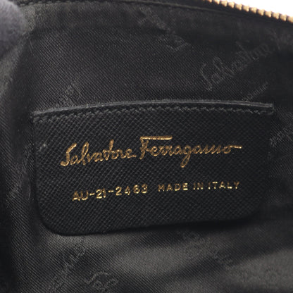 ガンチーニ ワンショルダーバッグ レザー ブラック サルヴァトーレフェラガモ バッグ Salvatore Ferragamo