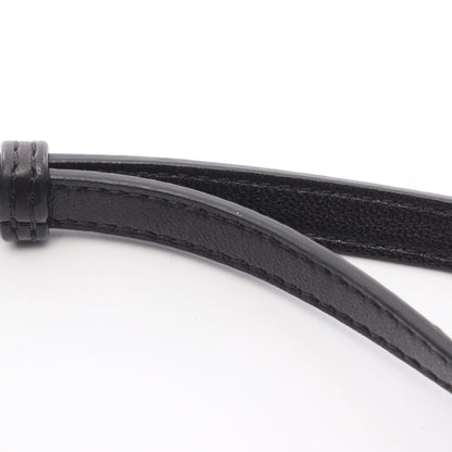 アナグラム ブレスレット ポーチ ショルダーバッグ レザー ブラック ロエベ