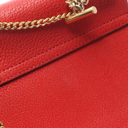 Drew ドリュー チェーンショルダーバッグ レザー レッド クロエ バッグ Chloe